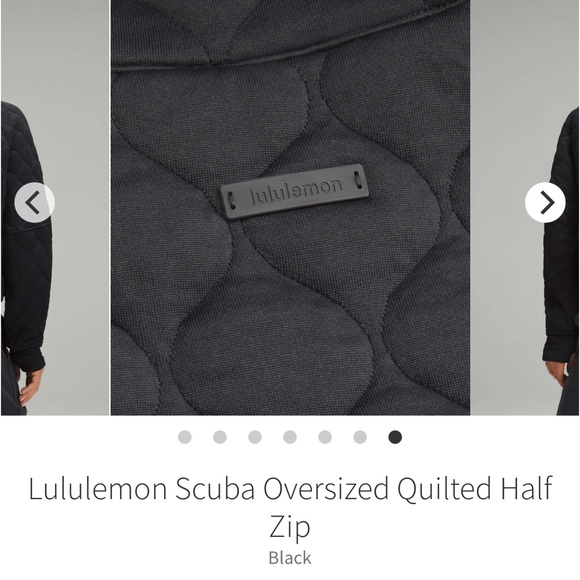 NEW with tags! Lululemon Scuba Oversized Quilted Half Zip
Black sz XL/XXL - Picture 12 of 12